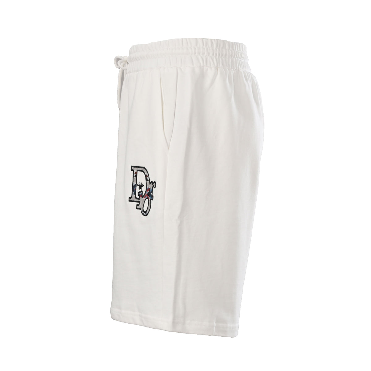 White Logo Shorts