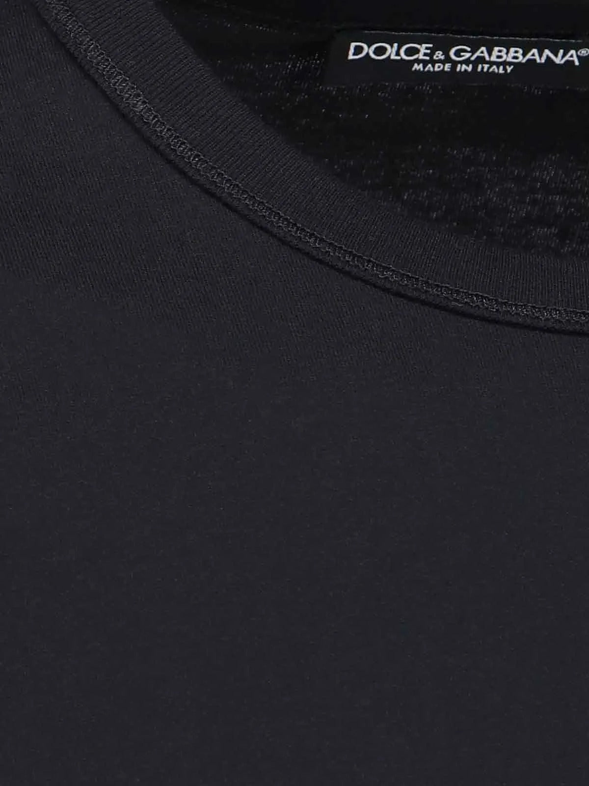 Logo Plaque Crewneck T-Shirt