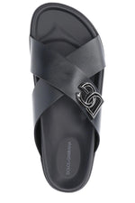 DG Logo Plaque Sandals