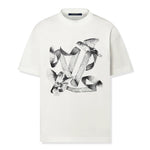 LV Birds Printed Cotton T-Shirt White