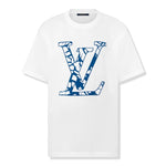 LV Ice Milk White Crewneck T-Shirt