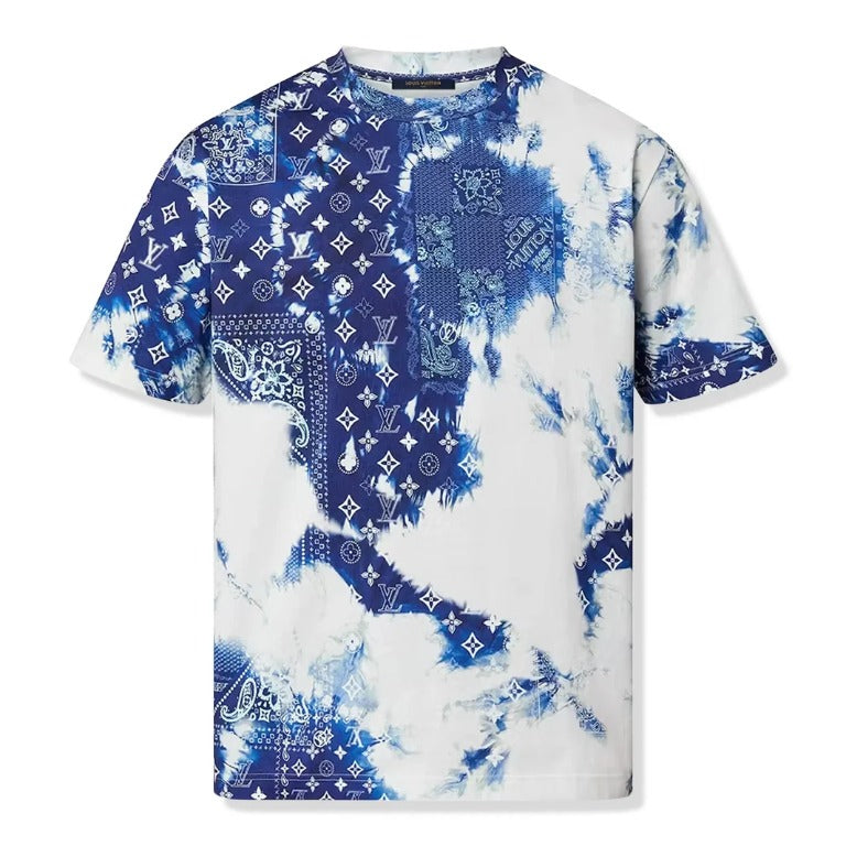 Monogram Bandana Blue T-Shirt