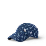 LV Monogram Flower Denim Cap