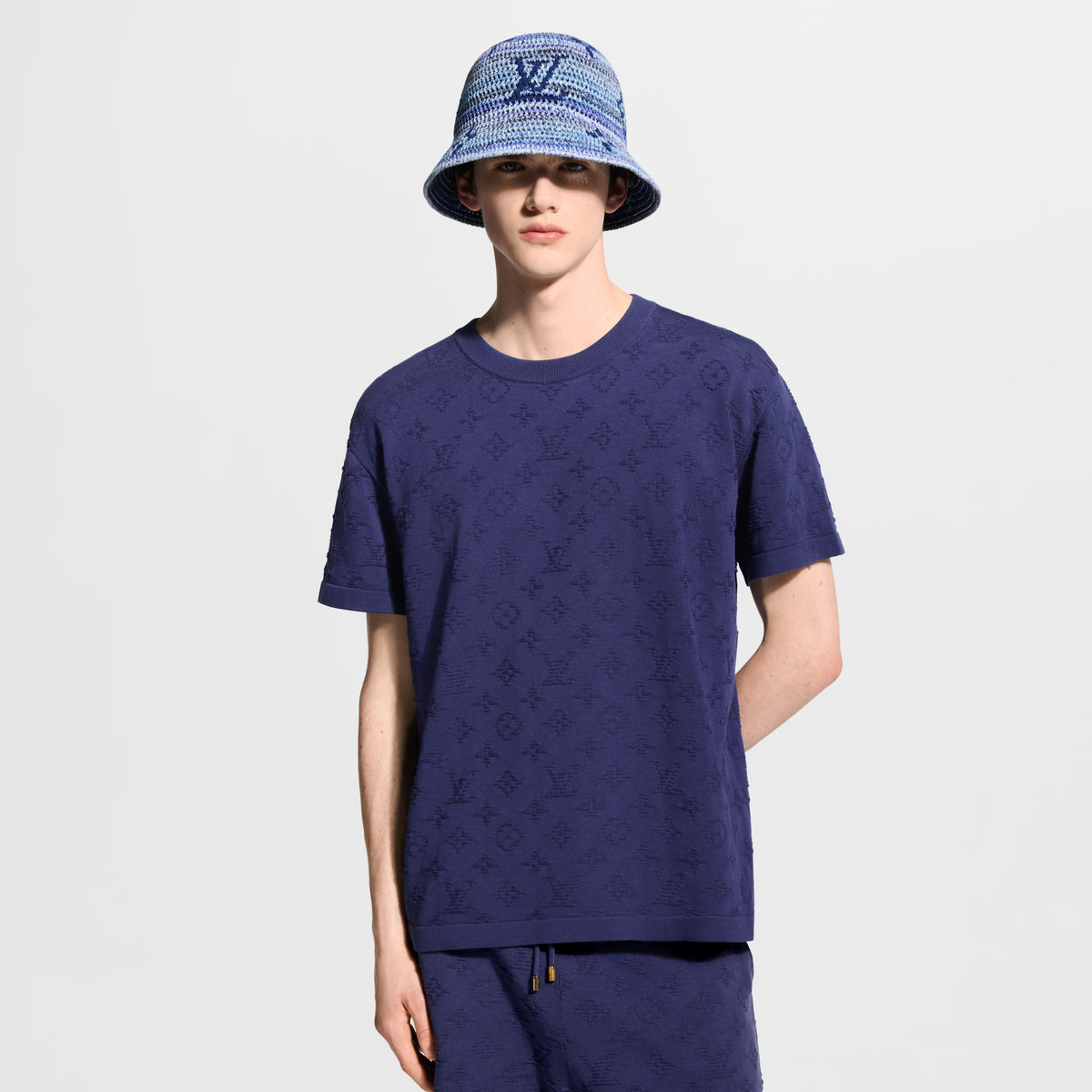 Monogram Short-Sleeved Crewneck