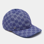Blue GG Canvas Baseball Cap