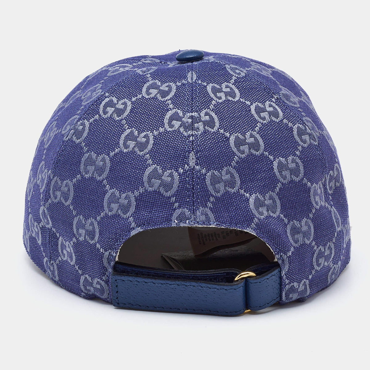 Blue GG Canvas Baseball Cap