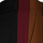 Tailored Brown Straight-Leg Trousers