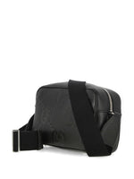 Jumbo Leather Crossbody Bag Black