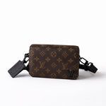 Monogram Eclipse Small Crossbody / Wallet Bag (Black Hardware)