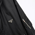 Re-Nylon Hooded Zip Jacket – Black