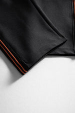 Signature Track Jacket & Joggers Set – Black with Contrast Piping