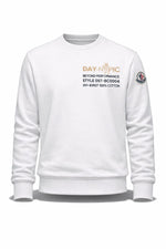 Grenoble Day-Namic Graphic Cotton Sweatshirt – White