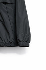 Hooded Nylon Jacket with Equestrian Knight Emblem