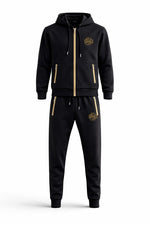 Logo-Embroidered Zip Hoodie & Joggers Set