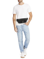 Monogram Leather Belt Bag (Black)