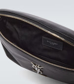 Monogram Leather Belt Bag (Black)