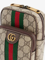 Ophidia Mini Crossbody Bag (Beige/Ebony)