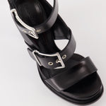 Buckled and platform sandals