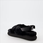 Solarisse Fur Sandals