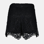 Macrame lace shorts