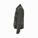 Monogram & Damier Mixed Denim Jacket – Charcoal Edition