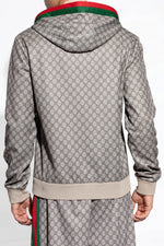 Beige Jacket With Monogram