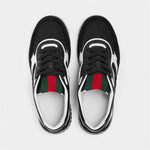 GG Re-Web Sneakers in Black and White